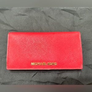 Michael Kors Red Wallet